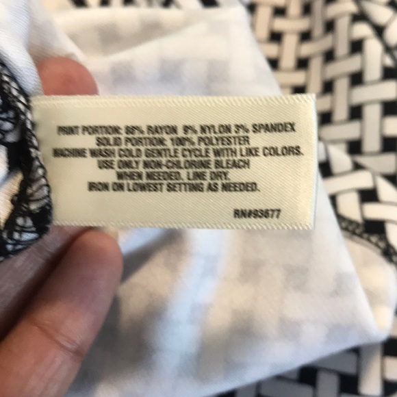 I ❤️ Robson Black White Cut our Dress Sz M - Picture 8 of 8